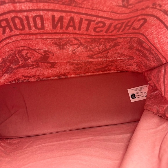 Christian Dior Tote Canvas Bag Book Large Dioriviera Pink Fabric - Picture 3 of 5